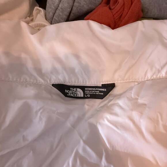 The North Face cream/white colored puffer vest - Picture 3 of 6